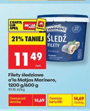 Filety śledziowe a'la Matjas Marinero