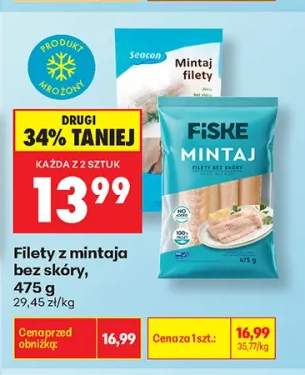 Filety z mintaja bez skóry Seacon