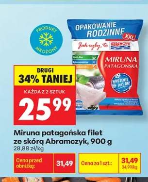 Miruna patagońska filet ze skórą Abramczyk