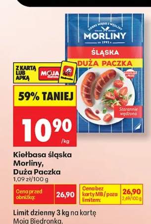 Kiełbasa śląska Morliny Duża Paczka