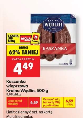 Kaszanka wieprzowa Kraina Wędlin