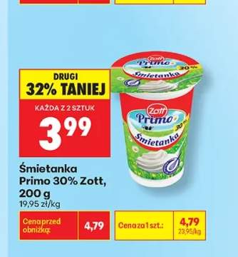 Śmietanka Primo 30% Zott
