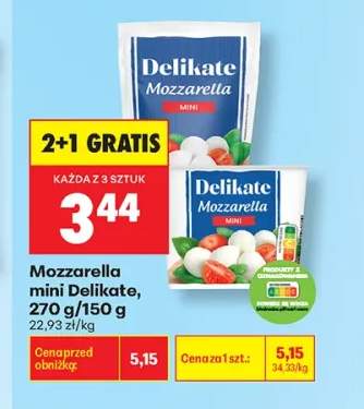 Mozzarella mini Delikate