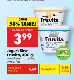 Jogurt Skyr Fruvita waniliowy +1 wariant