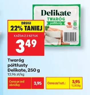 Twaróg półtłusty Delikate