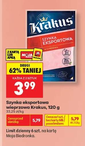 Szynka eksportowa wieprzowa Krakus