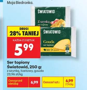 Ser topiony Światowid z szynką +2 warianty