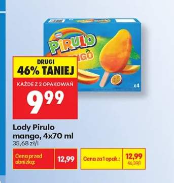 Lody Pirulo mango 4-pak