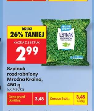 Szpinak rozdrobniony Mroźna Kraina