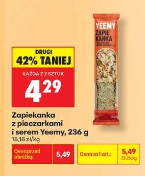 Zapiekanka z pieczarkami i serem Yeemy