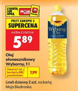 Olej słonecznikowy Wyborny