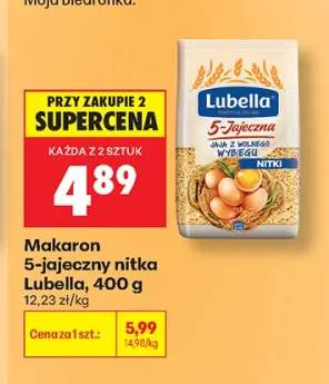 Makaron 5-jajeczny nitka Lubella