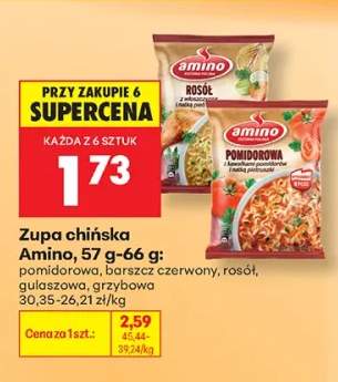 Zupa chińska Rosół Amino +4 warianty