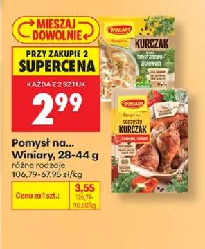 Pomysł na... Kurczak w sosie śmietanowo-ziołowym Winiary +1 wariant