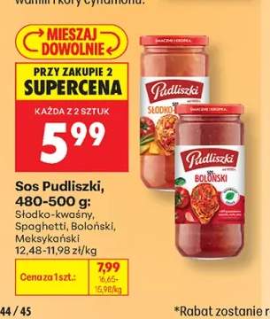 Sos Słodko-kwaśny Pudliszki +3 warianty