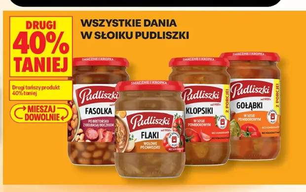 Dania w słoiku Pudliszki +4 warianty