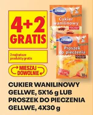 Cukier wanilinowy Gellwe 5-pak +1 wariant