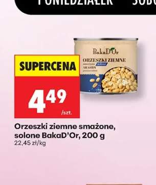 Orzeszki ziemne smażone solone BakaD'Or