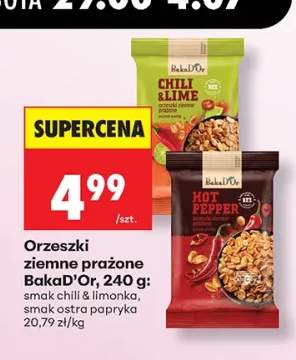 Orzeszki ziemne prażone o smaku chili & limonka BakaD'Or +1 wariant