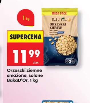 Orzeszki ziemne smażone solone BakaD'Or