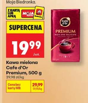 Kawa mielona Cafe d'Or Premium