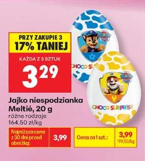 Jajko niespodzianka Meltié Psi Patrol Chase +1 wariant