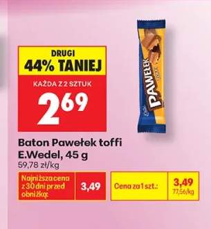 Baton Pawełek toffi E.Wedel