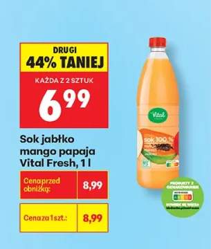 Sok jabłko mango papaja Vital Fresh
