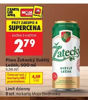 Piwo Žatecký Světlý Ležák