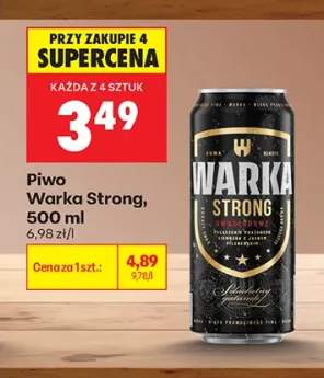 Piwo Warka Strong