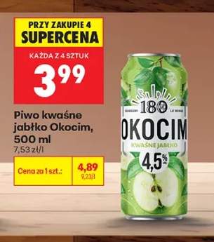 Piwo kwaśne jabłko Okocim