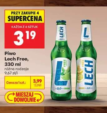 Piwo bezalkoholowe Lech Free