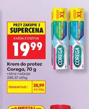 Krem do protez Corega Mocny Miętowy +1 wariant