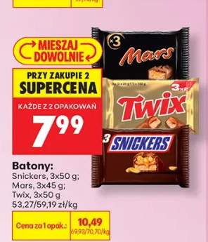 Batony Snickers 3-pak +2 warianty