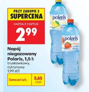 Napój niegazowany truskawkowy Polaris +1 wariant