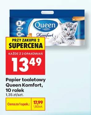 Papier toaletowy Queen Komfort