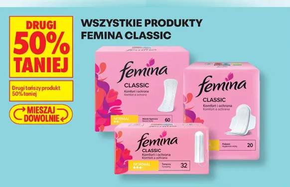 Podpaski Femina Classic Normal +3 warianty