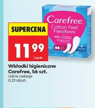 Wkładki higieniczne Carefree Cotton Feel Flexiform