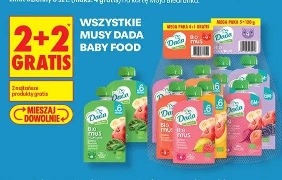 Musy Dada Baby Food +4 warianty