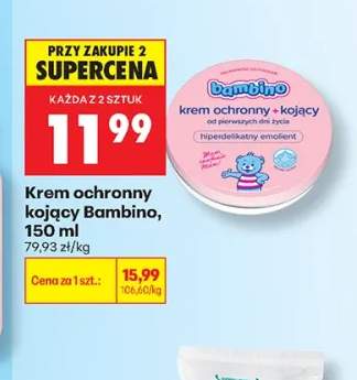 Krem ochronny kojący Bambino