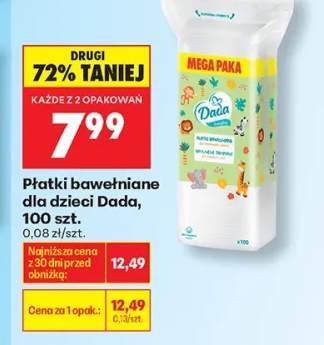 Płatki bawełniane dla dzieci Dada
