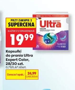 Kapsułki do prania Ultra Expert Color 28 szt. +1 wariant