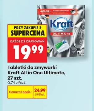Tabletki do zmywarki Kraft All in One Ultimate