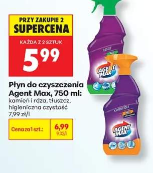 Płyn do czyszczenia Agent Max