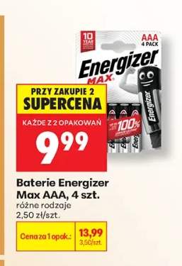 Baterie Energizer Max AAA 4-pak