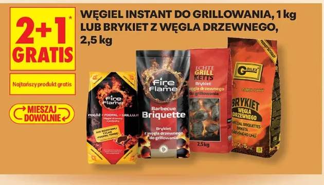 Węgiel instant do grillowania Fire Flame +1 wariant