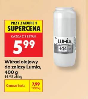 Wkład olejowy do zniczy Lumia