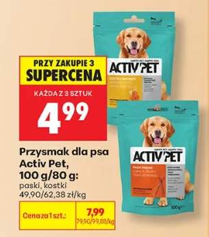 Przysmak dla psa Activ Pet kostki z wapniem +1 wariant