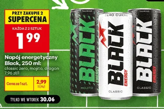 Napój energetyczny Black Mojito +3 warianty