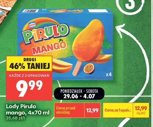 Lody Pirulo mango 4-pak 70 ml